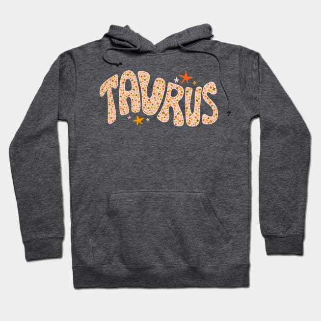 Starry Taurus Hoodie by Doodle by Meg